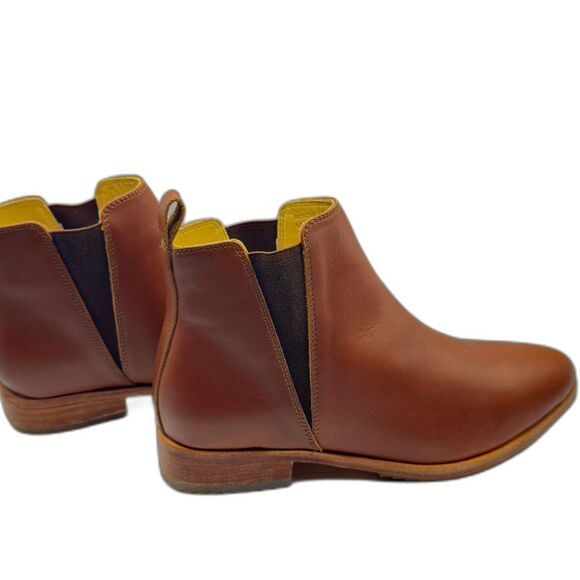 Nisolo Chelsea Leather Boots Women’s Size 5 Brown Handmade in Peru Sustainable - Picture 3 of 7